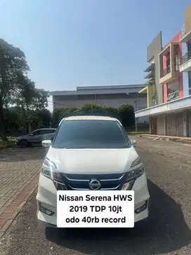 NISSAN SERENA HWS 2019 TDP 10jt  PUTIH 2020 RECORD 2021 new model
