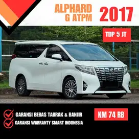 [TDP 5 JUTA] Alphard G ATPM  2017