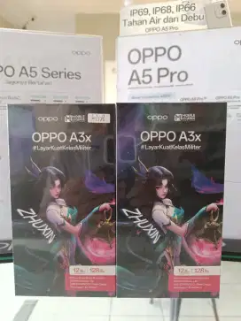 Oppo A3x RAM 6+6/128GB,Tahan banting, Baru SEGEL ORI Garansi resmi.