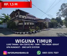 WIGUNA TIMUR dekat UPN Rungkut ‼️Rumah Hook Gununganyar One Gate