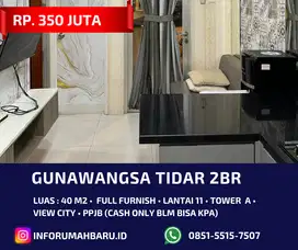 GUNAWANGSA TIDAR 2BR‼️ Apartemen Full Furnish Pusat Kota Surabaya