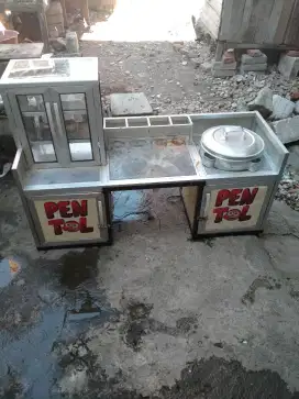 Gerobak pentol komplit