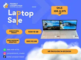 OFF 15%-LAPTOP HP PAVILION 14-ECOXXX RYZEN 5 5500U SSD 512/16GB-MULUS