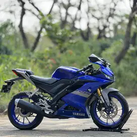 YAMAHA YZF R15 V3 BIRU 2021 KM 13K PAJAK PANJANG LIKE NEW