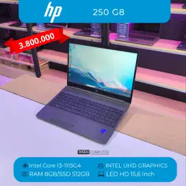 Laptop HP 250 G8 Intel Core i3-1115G4 RAM 8GB SSD512GB HD 15,6inch