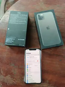 Iphone 11 Promax 256gb Inter ori sinyal aman barang lama NET no NEGO