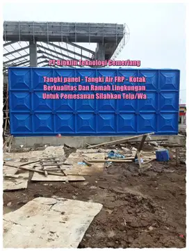 TANGKI AIR FIBERGLASS - GROUND TANK - PANEL FRP - ROOF TANK FRP - TANG