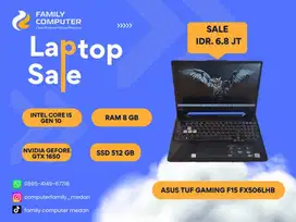 LAPTOP ASUS TUF GAMING F15 144HZ CORE I5 GEN 10 SSD 512/8GB/GTX 1650 4