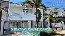 Disewakan Rumah 2 Lantai di Janur Elok Raya Kelapa Gading Jakarta Utar
