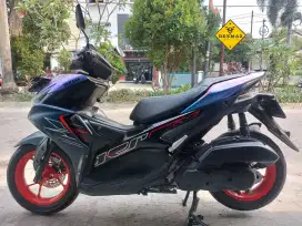 (DP 500)‼️ Plat B DKI JakSel Aerox Cyber City Biru 2023 Cash / Kredit