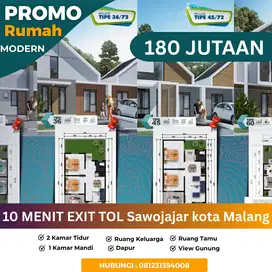 Promo Rumah Minimalis 10 menit Exit Tol Sawojajajr Kota Malang