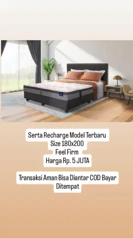 Kasur Serta Recharge 180 Model Terbaru