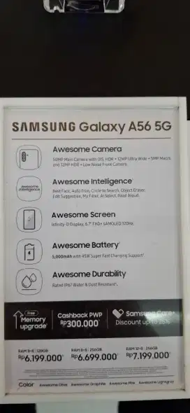 Samsung galaxy a56 8/256