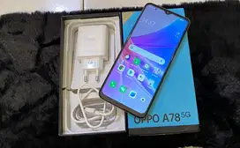 Oppo A78 5G Ram 8+1/128gb Fullset