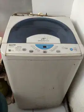 Mesin cuci 1 tabung merk SANYO JET