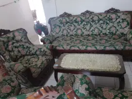 Di jual 1 set kursi jati Jepara gajah