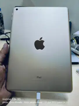 Dijual BU, iPad Gen 5, 128GB, warna Gold Rose