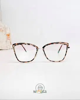 Semata Eyewear - Kacamata Cat Eye Kece Tangkai Besi Kokoh - NATTAYA 05