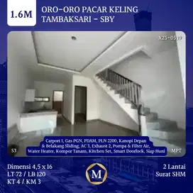 DIJUAL RUMAH ORO - ORO PACAR KELING TAMBAKSARI SURABAYA