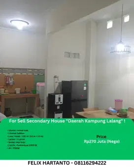 For Sell House DAERAH HELVETIA - KAMPUNG LALANG !