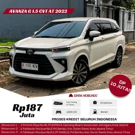DP 10jt - New Avanza G 1.5 CVT