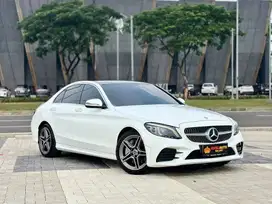 MERCY C200 AMG 2019 PUTIH MULUS