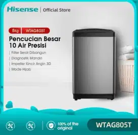 MESIN CUCI 1 TABUNG HISENSE WTAG805T
