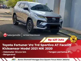 [ GARANSI 1TH ] Toyota Fortuner Vrz Trd Sportivo AT Facelift 2020/2021