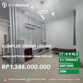 Rumah cantik komplek grand legian jalan kapten muslim - amir hamzah
