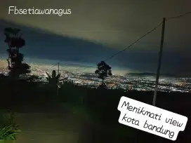 Jual tanah view kelihatan kota Bandung