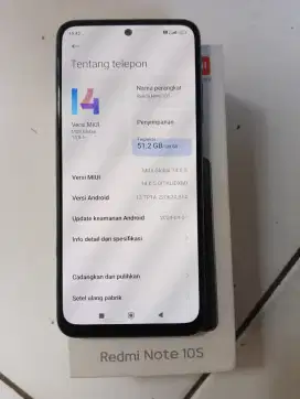 Redmi note 10s ram 8+3/128 fullset