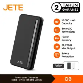 Powerbank 10000 MaH 22,5W Fast Charging JETE C9 with Power Delivery