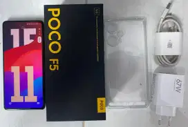 Xiomi Poco F5 5G 12/256 Mulus Like New