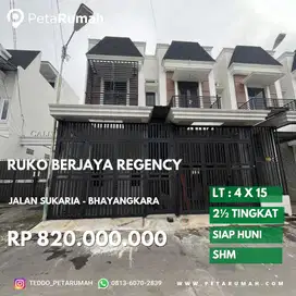 Townhouse cantik komplek berjaya regency jalan sukaria - sidorukun