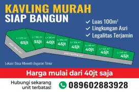 Tanah kapling murah siap bangun mluweh Ungaran timur