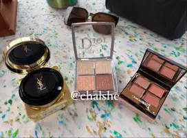 YSL CUSHION + DIOR PALLETE + CHARLOTTE TILBURY EYESHADOW BUNDLE