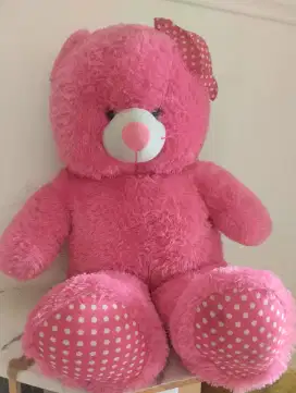 Boneka Bear Pink Lucu