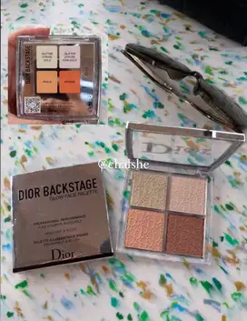 DIOR Backstage glow face pallete shadee 002 GLITZ BACA CAPTION!