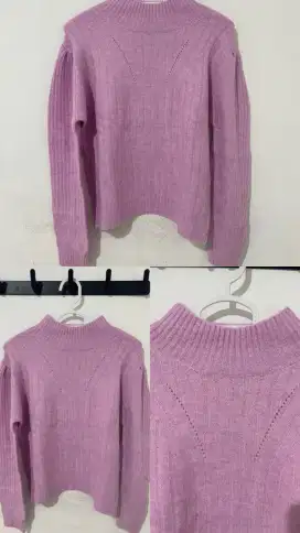 Sweater pink/ rajut wanita