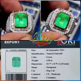 EMERALD COLOMBIA 4.50CARAT BEST COLLECTION