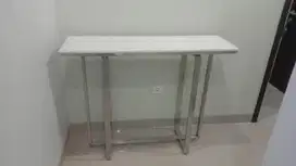 MEJA KONSELER STAINLESS MEJA PAJANGAN LIKE NEW MURAH