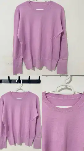 Knitwear pink wanita