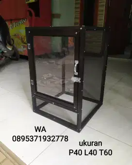 Kandang chameleon bunglon alumunium bisa cod