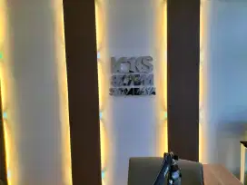 Huruf Stainless atau Galvanis