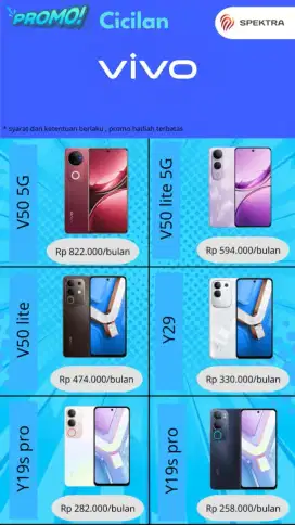 Vivo series v50 y29 y19spro