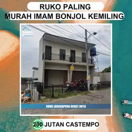 RUKO TERMURAH DI TENGAH KOTA NEMPEL JALAN UTAMA LANGKAPURA