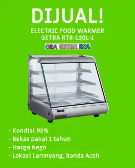Penghangat Makanan elektrik Getra RTR-130L-1 Electric food warmer