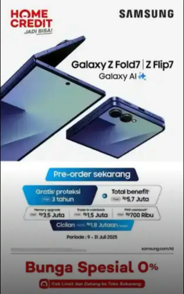 Segampang itu cicilan free 2x angsuran menggunakan Homecredit