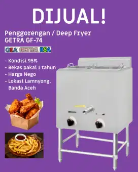 Penggorengan Getra GF-74 Deep fryer