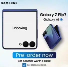Samsung flip 7 256 & 512 gb